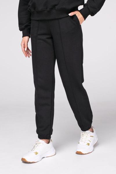 Брюки спортивные женские М-12164 (Размер:84-90-164 Цвет:черный)