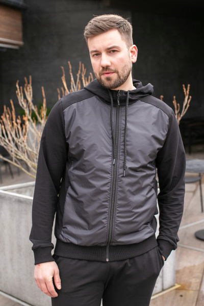 Жакет спортивный мужской М-21325/ж (Размер:100-90-170,176 Цвет:черный) Жакет спортивный мужской М-21325/ж (Размер:100-90-170,176 Цвет:черный)