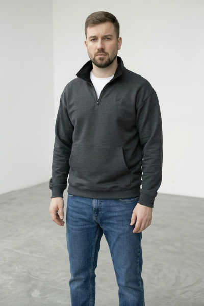 Джемпер мужской М-У23625 (Размер:112-102-182,188 Цвет:антрацит)