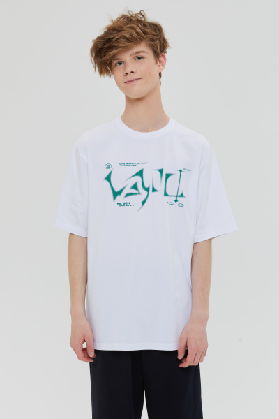 Футболка мужская М-23490/2 (Размер:92-82-158,164 Цвет:белый)