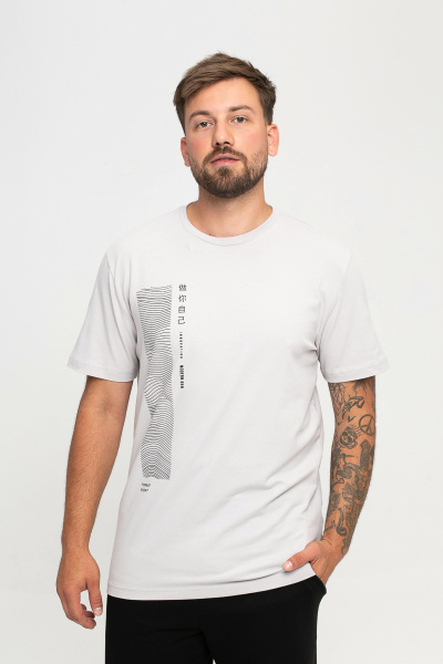 Футболка мужская М-У23999/1 (Размер:104-94-170,176 Цвет:серый)