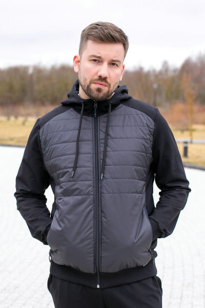 Жакет спортивный мужской М-21127/ж (Размер:104-94-170,176 Цвет:черный) Жакет спортивный мужской М-21127/ж (Размер:104-94-170,176 Цвет:черный)