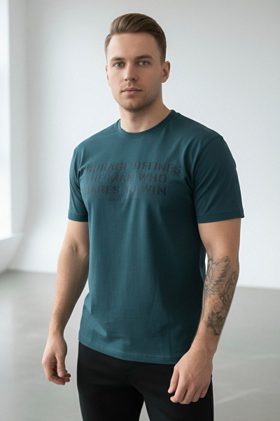 Футболка мужская М-23631/17 (Размер:96-86-170,176 Цвет:кедр)