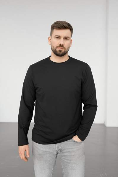 Джемпер мужской М-23430/25 (Размер:124-114-182,188 Цвет:черный)