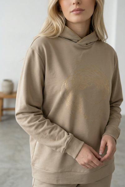 Джемпер женский М-У13736 (Размер:116-122-158,164 Цвет:беж)