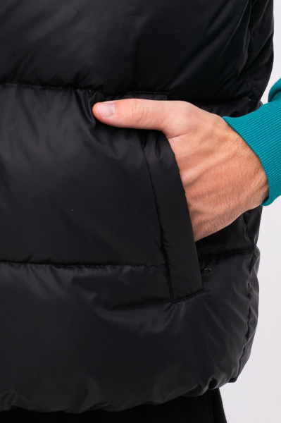 Жилет спортивный мужской М-25010 (Размер:96-84-176 Цвет:черный)