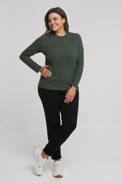 Джемпер женский М-13187/1 (Размер:84-90-158,164 Цвет:серо-зеленый)