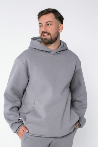 Джемпер спортивный мужской М-23523 (Размер:100-90-182,188 Цвет:серый камень)