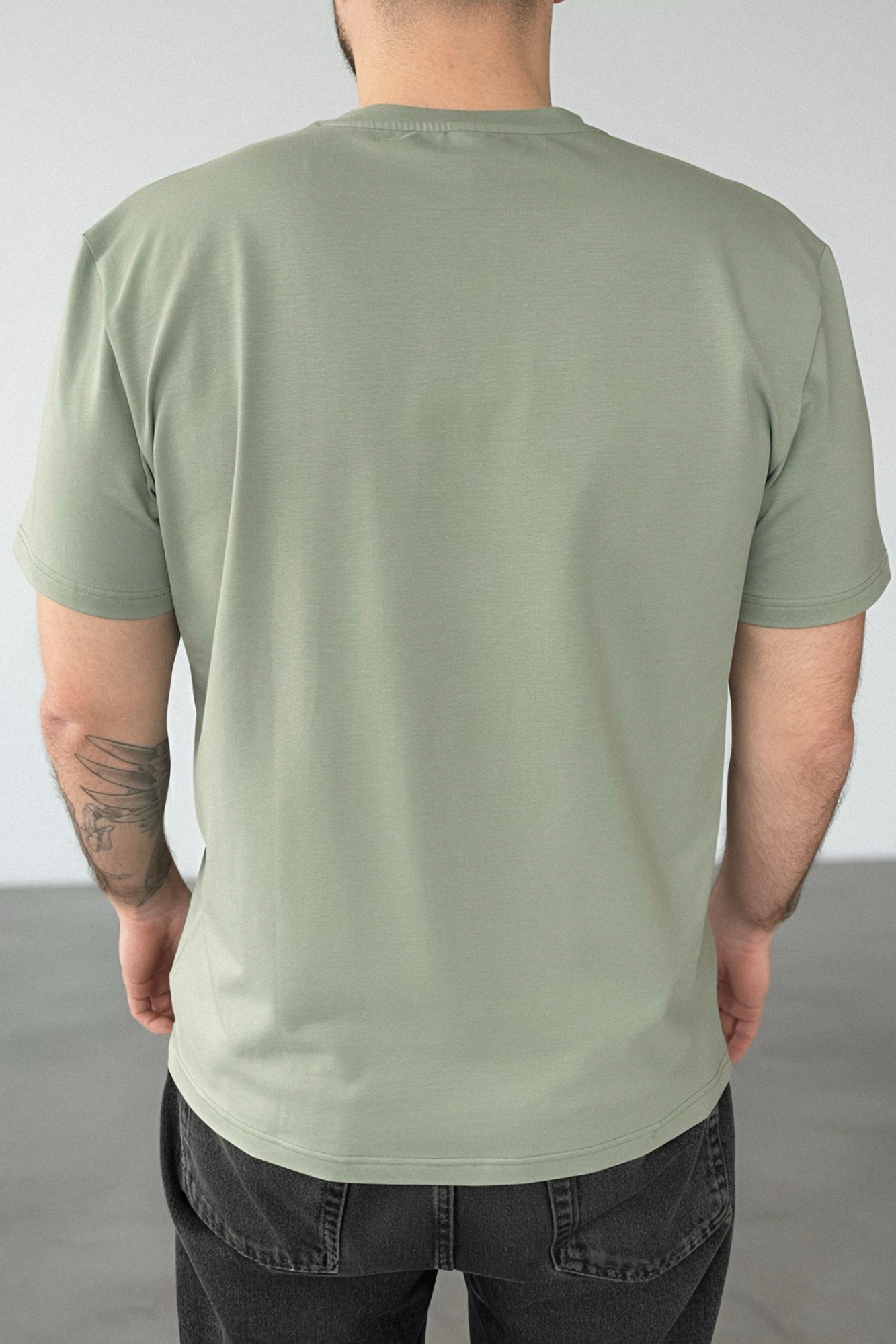 Футболка мужская М-23591/0 (Размер:104-94-170,176 Цвет:сланец)