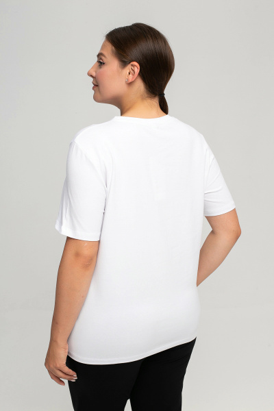 Футболка женская М-У13555/2 (Размер:100-106-158,164 Цвет:белый)