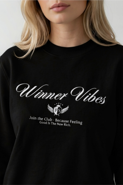 Свитшот женский М-У13757 (Размер:92-98-158,164 Цвет:черный)