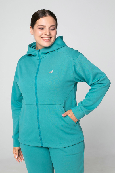 Жакет спортивный женский М-16156 (Размер:100-106-158,164 Цвет:новый бриз)