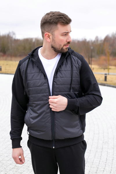 Жакет спортивный мужской М-21127/ж (Размер:104-94-170,176 Цвет:черный) Жакет спортивный мужской М-21127/ж (Размер:104-94-170,176 Цвет:черный)
