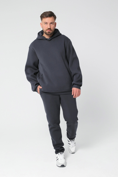 Джемпер спортивный мужской М-23523 (Размер:104-94-182,188 Цвет:графит)