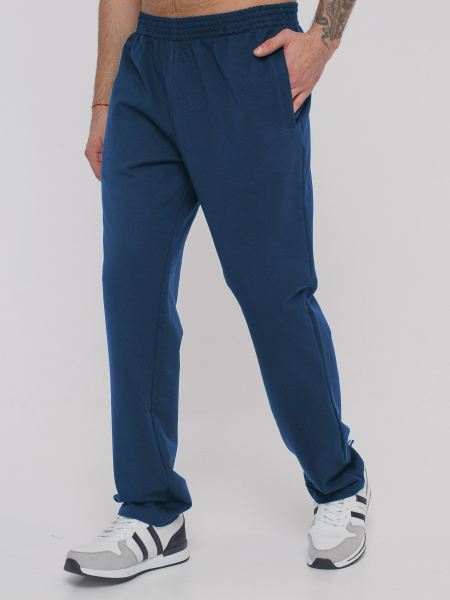 Брюки спортивные мужские М-22300 (Размер:116-106-182 Цвет:атлантик)