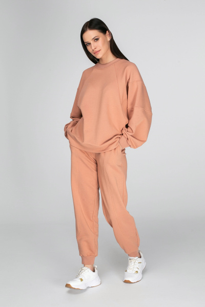 Джемпер женский М-13494 (Размер:88-94-158,164, 42-48 Цвет:св.коричневый)