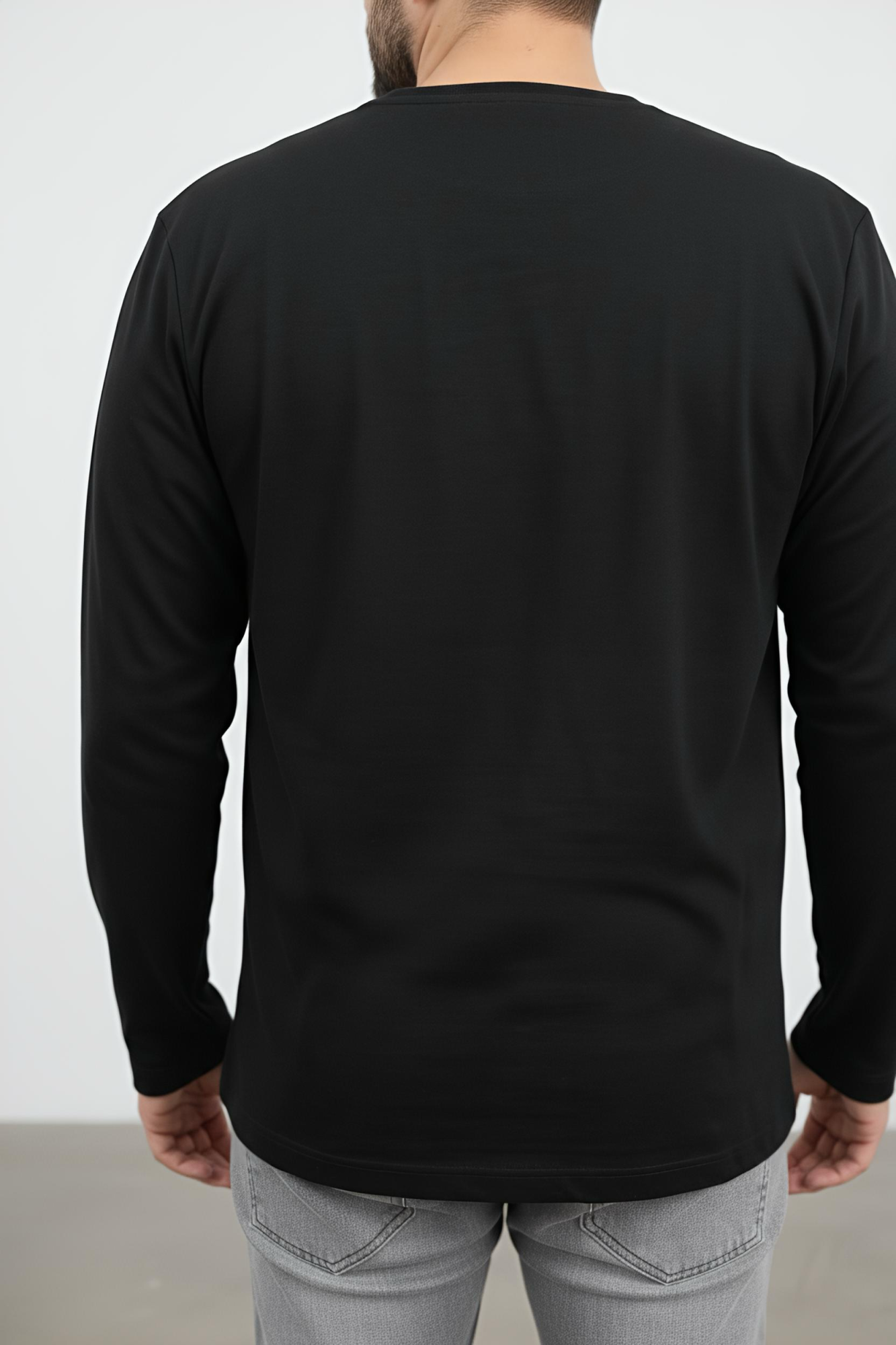 Джемпер мужской М-23430/25 (Размер:112-102-170,176 Цвет:черный)