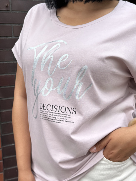 Футболка женская М-13626/4 (Размер:108-114-158,164 Цвет:пыльная роза)