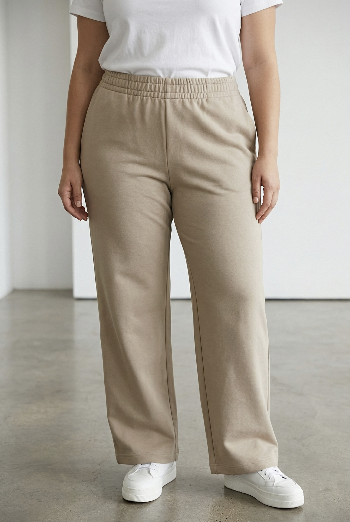 Брюки женские М-У12180 (Размер:112-118-164 Цвет:беж)