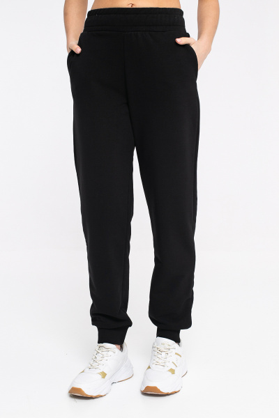 Брюки спортивные женские М-У12155 (Размер:84-90-164 Цвет:черный)