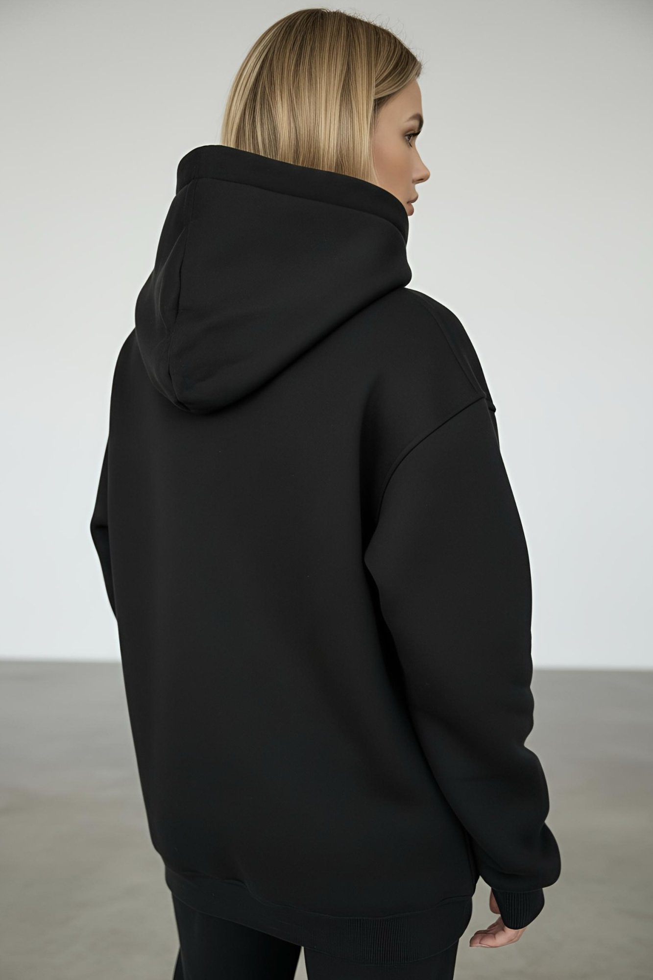 Джемпер спортивный женский М-У11866/д (Размер:92-98-158,164 Цвет:черный)