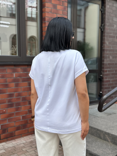 Футболка женская М-13626/5 (Размер:108-114-158,164 Цвет:белый)