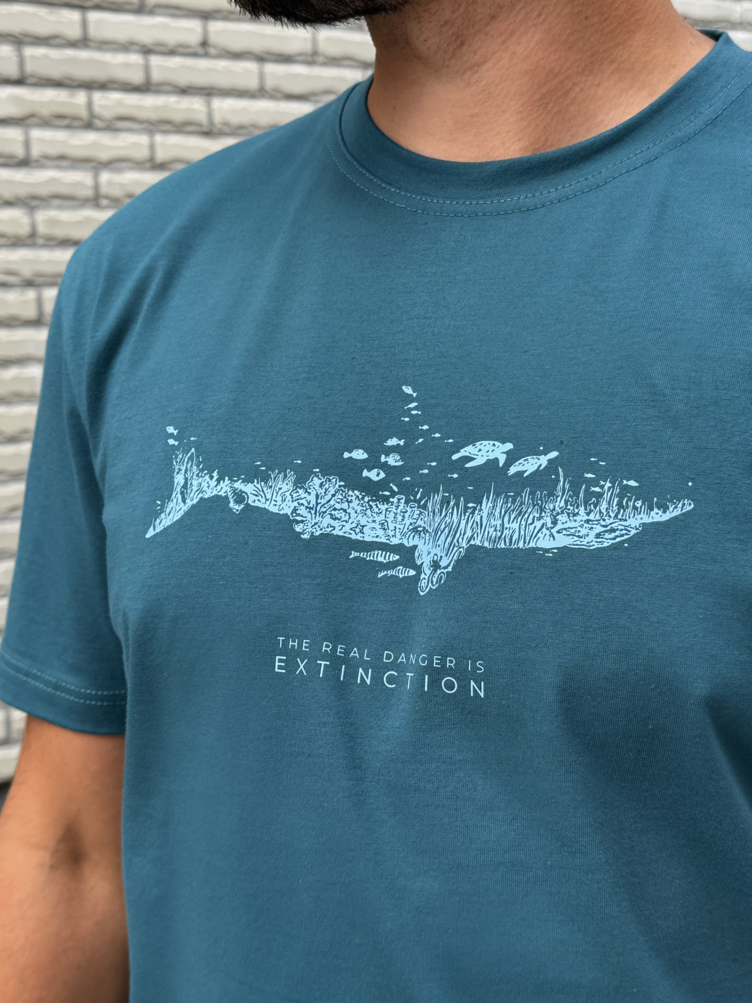 Футболка мужская М-23539 (Размер:112-102-182,188 Цвет:морской)