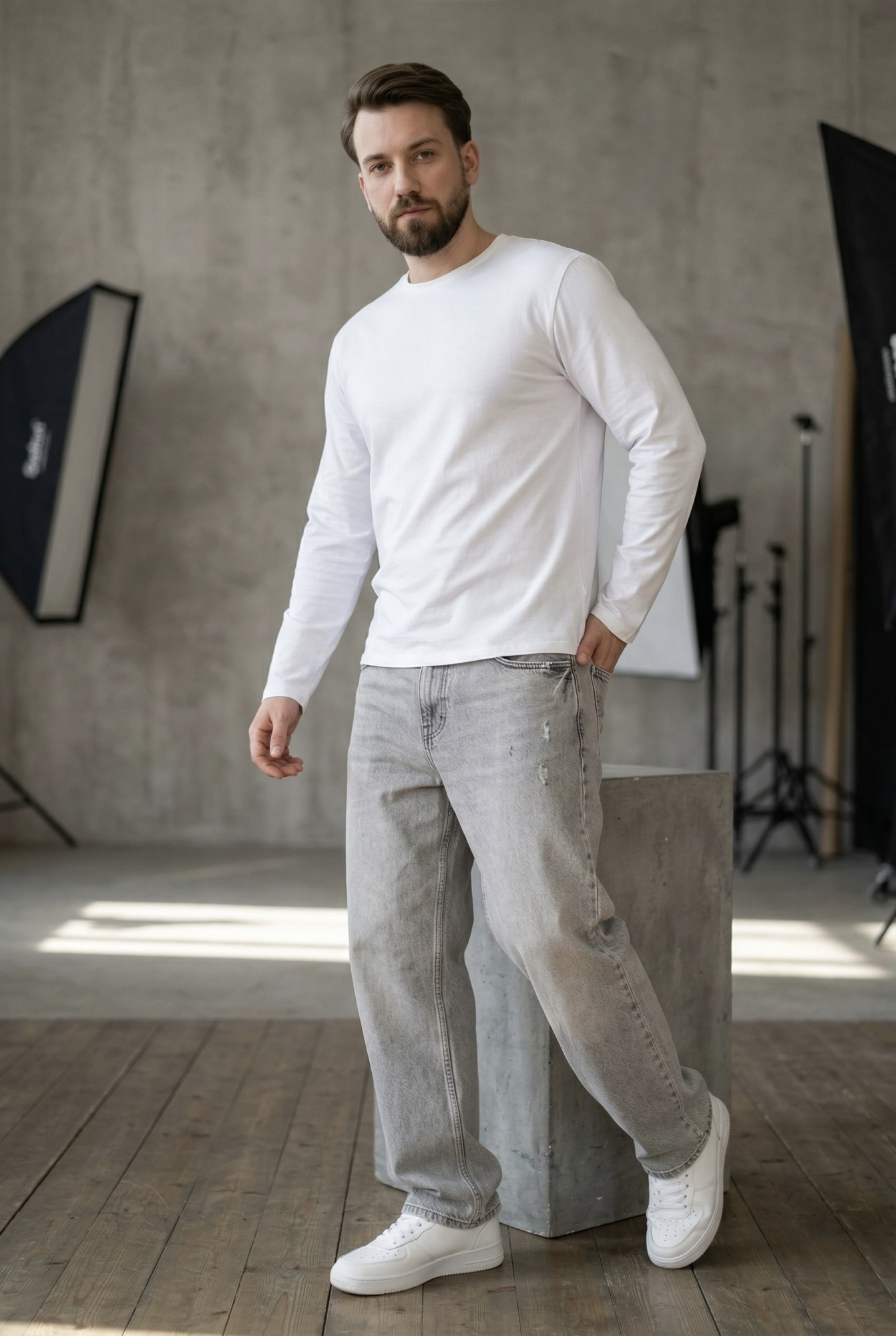 Футболка мужская М-У23430/25 (Размер:96-86-182,188 Цвет:белый)