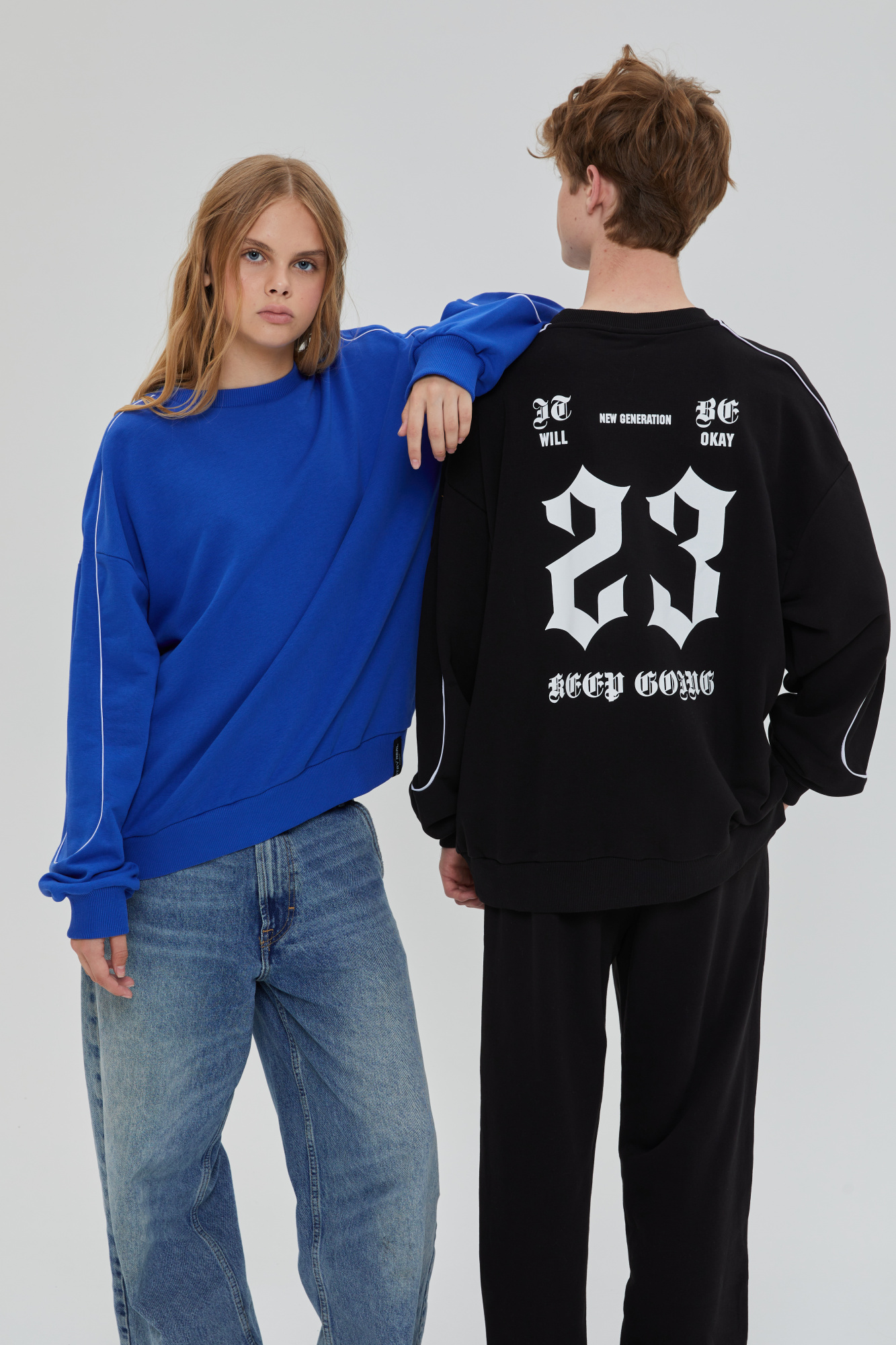 Свитшот мужской М-23492/2 (Размер:88-78-158,164, 42-48 Цвет:ярко-синий)