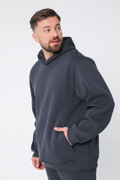 Джемпер спортивный мужской М-23523 (Размер:104-94-182,188 Цвет:графит)