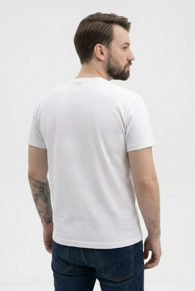 Футболка мужская М-У23999/25 (Размер:104-94-182,188 Цвет:белый)