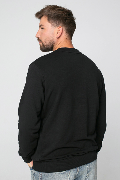 Свитшот мужской М-23484 (Размер:104-94-182,188 Цвет:черный)