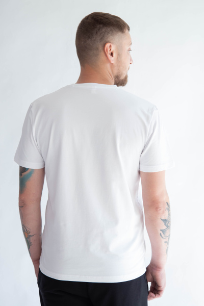 Футболка мужская М-23591/7 (Размер:100-90-170,176 Цвет:белый)