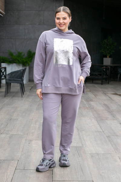 Джемпер спортивный женский М-13383 (Размер:96-102-158,164 Цвет:опал грей)