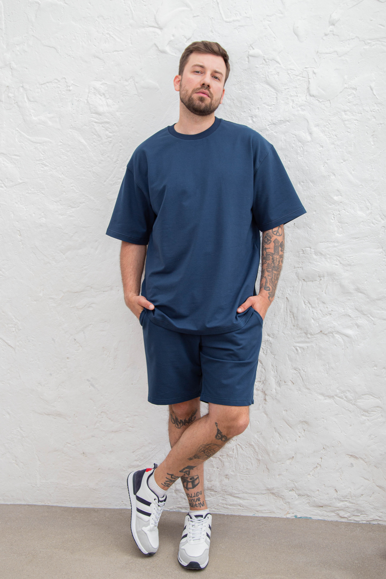 Джемпер мужской М-23598 (Размер:104-94-182,188 Цвет:атлантик)