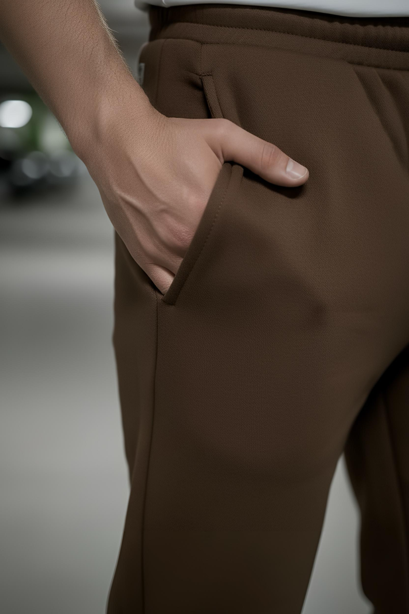 Брюки спортивные мужские М-У21098/3б (Размер:108-98-176 Цвет:шоколад)