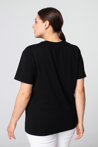 Футболка женская М-У13550 (Размер:104-110-158,164 Цвет:черный)