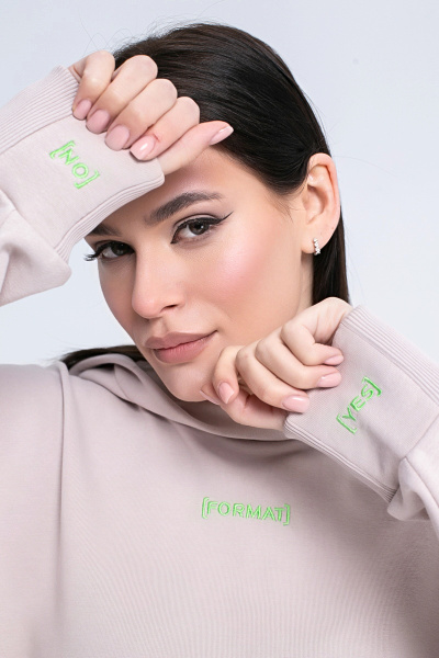 Джемпер спортивный женский М-У13456 (Размер:88-94-158,164, 42-44 Цвет:серое утро)