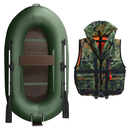 Комплект лодки Royal-200 + жилет Рыбацкий