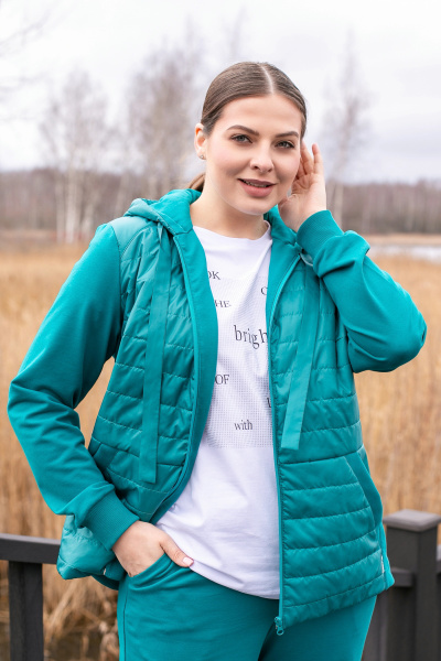 Жакет женский М-16143 (Размер:112-118-158,164 Цвет:бриз) Жакет женский М-16143 (Размер:112-118-158,164 Цвет:бриз)