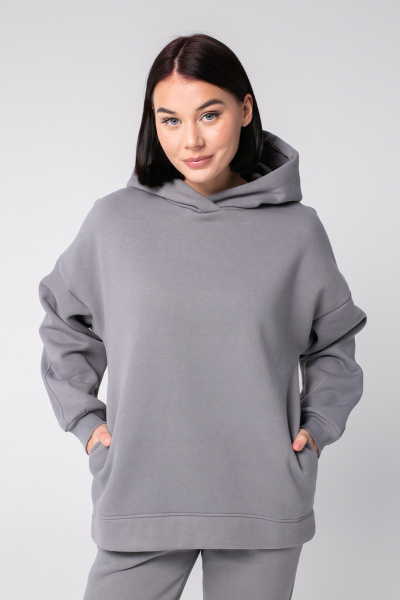 Джемпер спортивный женский М-13593 (Размер:88-94-158,164, 42-46 Цвет:серый камень)