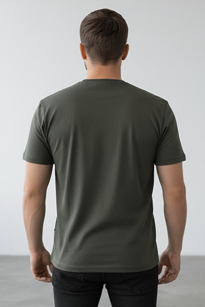 Футболка мужская М-23631/17 (Размер:108-98-170,176 Цвет:хаки)