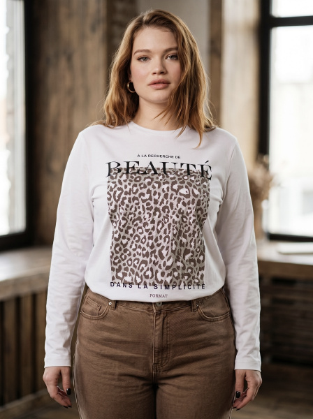 Джемпер женский М-13450/4 (Размер:92-98-158,164 Цвет:белый)