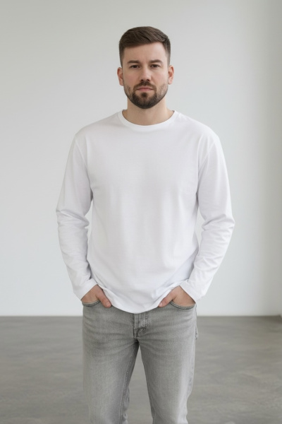 Джемпер мужской М-23430/25 (Размер:112-102-182,188 Цвет:белый)