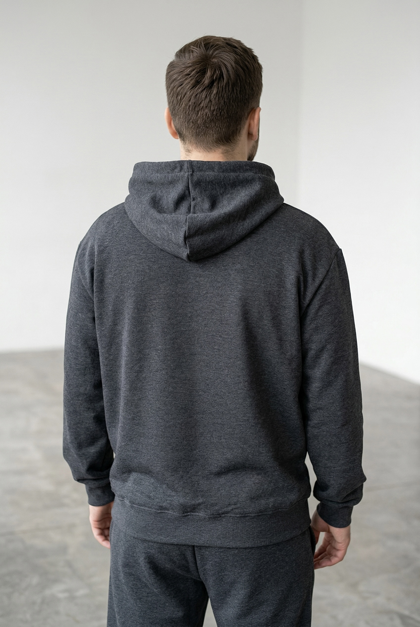 Джемпер спортивный мужской М-У23620 (Размер:112-102-182,188 Цвет:антрацит)