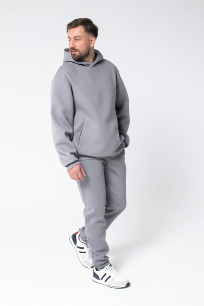 Джемпер спортивный мужской М-23523 (Размер:100-90-182,188 Цвет:серый камень)