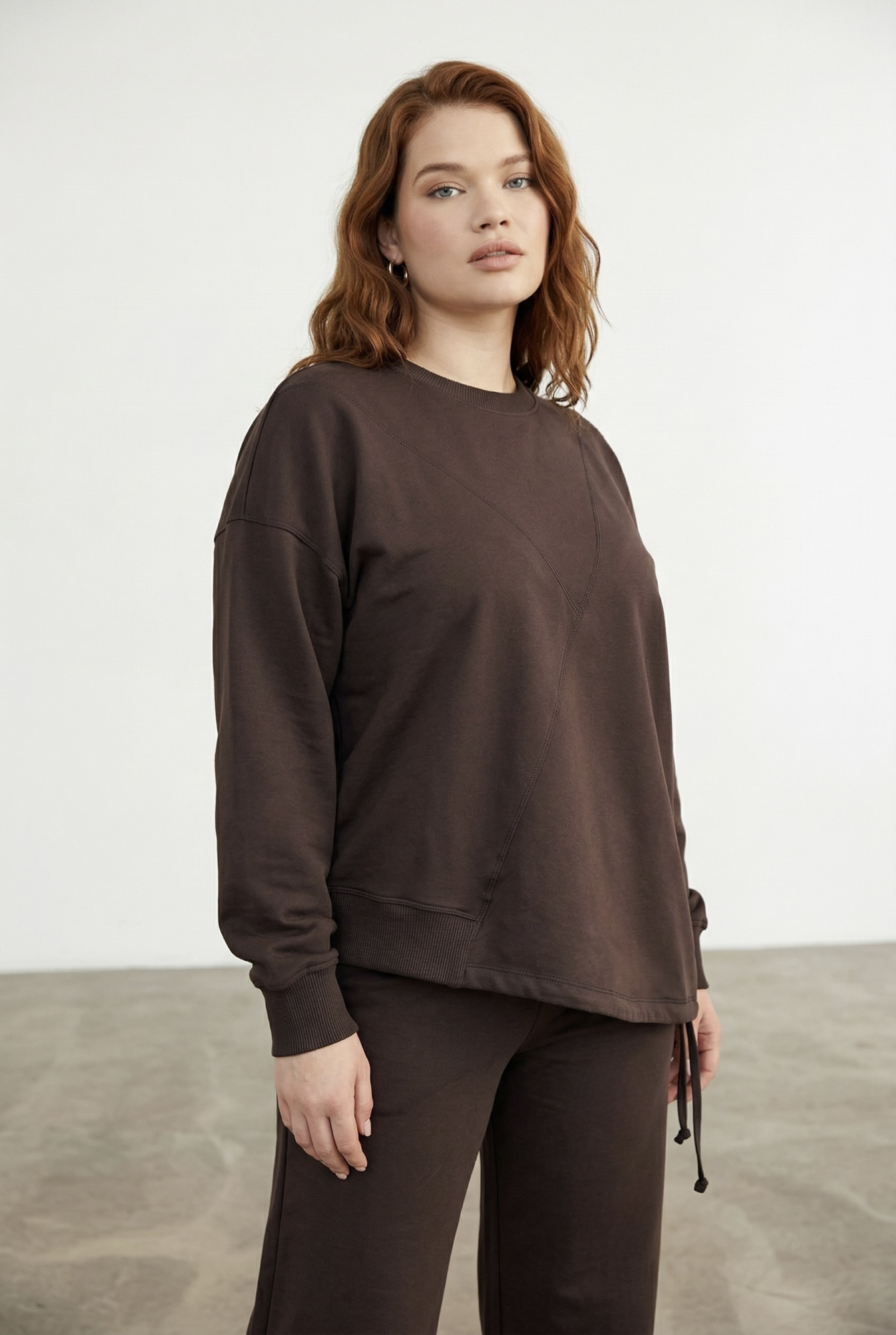 Джемпер женский М-У13735 (Размер:112-118-158,164 Цвет:шоколад)