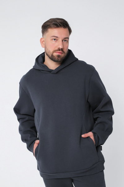 Джемпер спортивный мужской М-23523 (Размер:104-94-182,188 Цвет:графит)