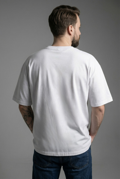 Футболка мужская М-У23998/25 (Размер:92-82-182,188 Цвет:белый)