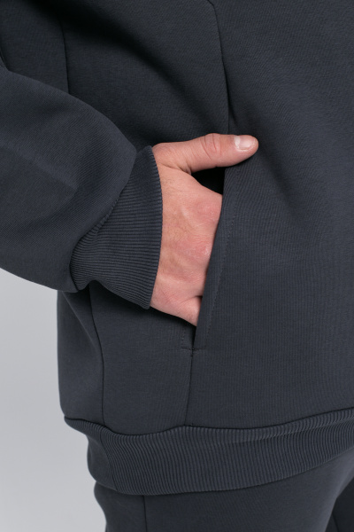 Джемпер спортивный мужской М-23523 (Размер:104-94-182,188 Цвет:графит)